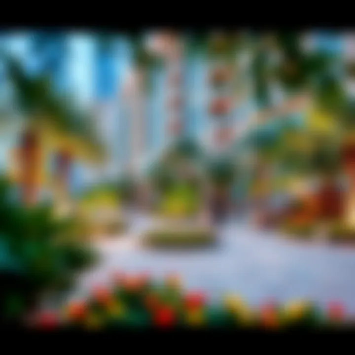 Community Park Near Al Amir Building The vibrant community park surrounding Al Amir Building filled with greenery and public spaces