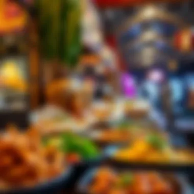 Delicious dishes showcasing the culinary diversity of Al Amoor Rigga