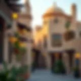 A scenic view of Al Amoor Rigga showcasing traditional architecture