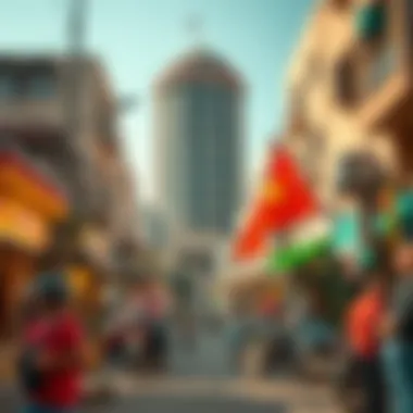 Community Life in Karama Community life surrounding Al Attar Building