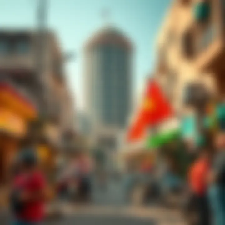 Community Life in Karama Community life surrounding Al Attar Building