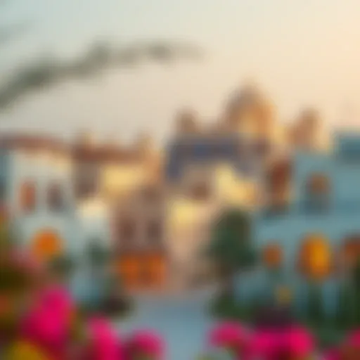 A picturesque view of Al Bader showcasing its blend of modern architecture and traditional designs