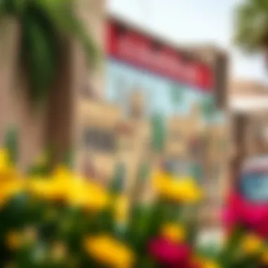 Cultural mural depicting the heritage of Al Karama