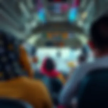 Enjoying the Ride on Al Khail Gate Bus Passengers enjoying a ride on Al Khail Gate Bus