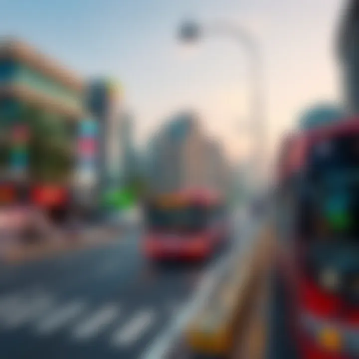 Routes Mapping Al Khail Gate Bus Connectivity Map of Al Khail Gate Bus routes connecting key areas