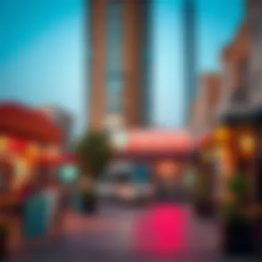 Amenities surrounding Al Liwan Building 2, emphasizing convenience for residents.