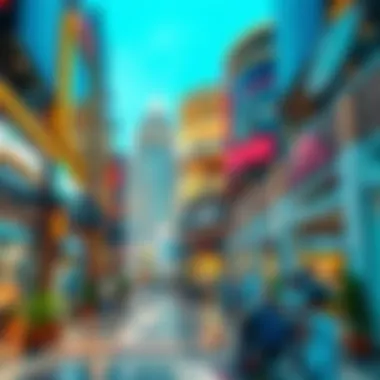 Commercial Vibrancy of Al Liwan Commercial spaces within Al Liwan Building reflecting urban lifestyle