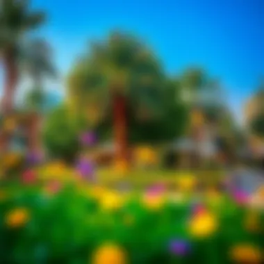 Community Park in Al Liwan Vibrant community park in Al Liwan with lush greenery