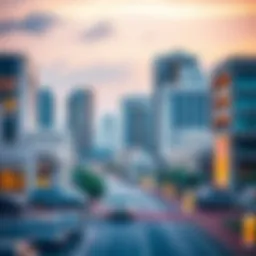 Stunning skyline view of Al Liwan showcasing modern architecture