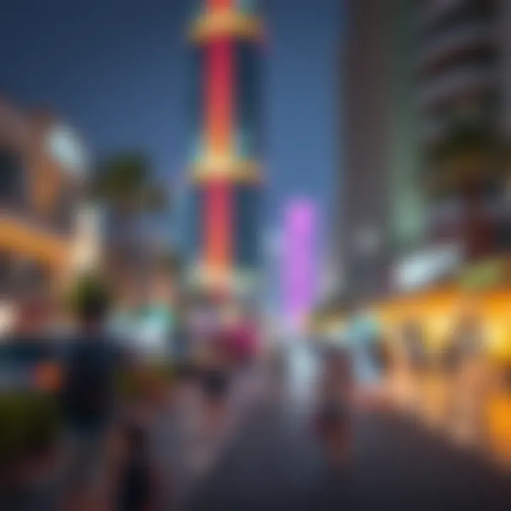 Vibrant community life surrounding Al Majara Towers