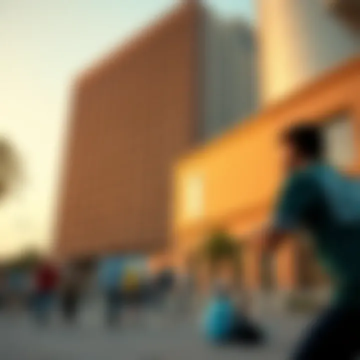 Community engagement activities surrounding Al Maktoum Building