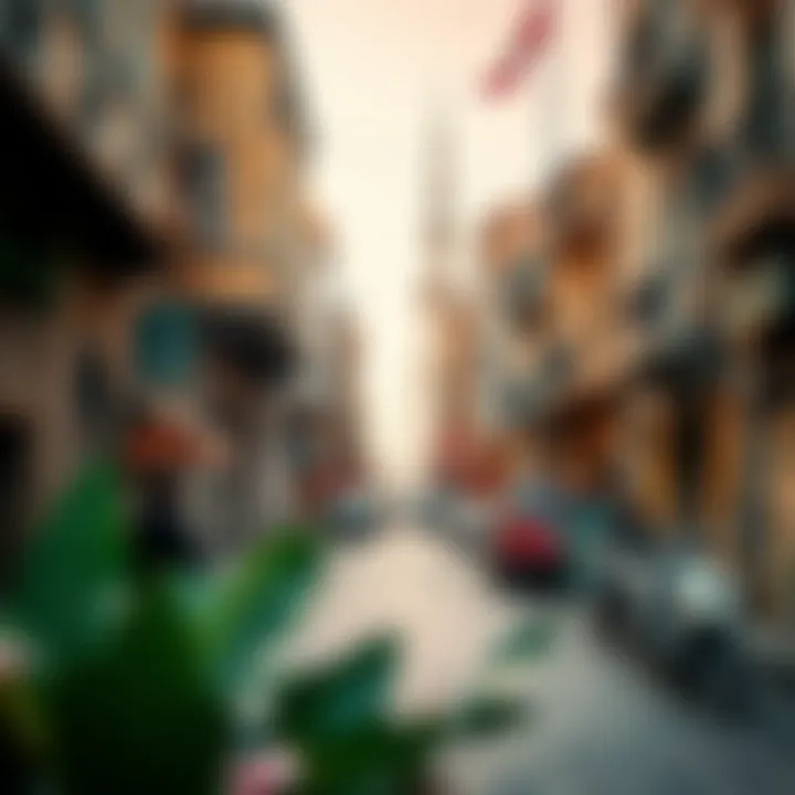 Cultural landmarks along Al Mina Street