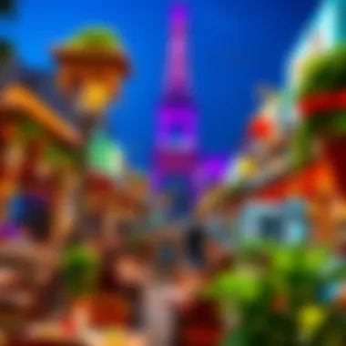 An array of dining options in Al Nasr, highlighting its diverse culinary scene.