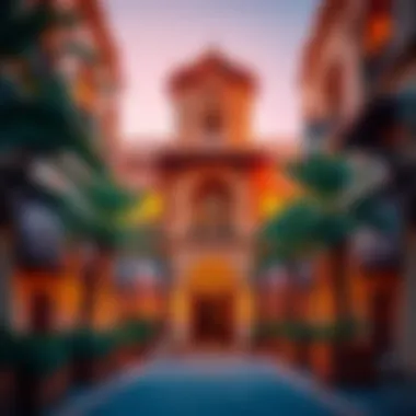 The historic architecture of Al Nasr, reflecting its rich cultural heritage.