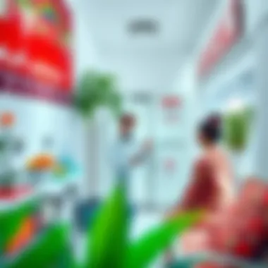 Cultural elements integrated into the healthcare environment