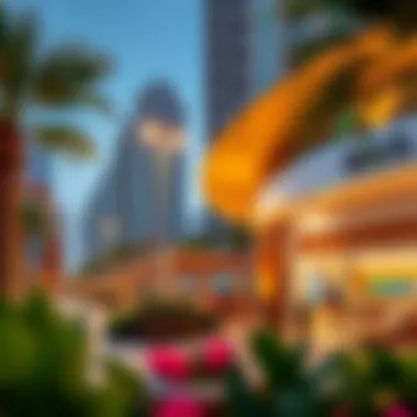 Lifestyle amenities in Al Khail Gate, illustrating community engagement and modern living