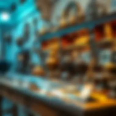 Cultural Artifacts of Al Sagr Plaza Cultural artifacts displayed in a local gallery within Al Sagr Plaza.