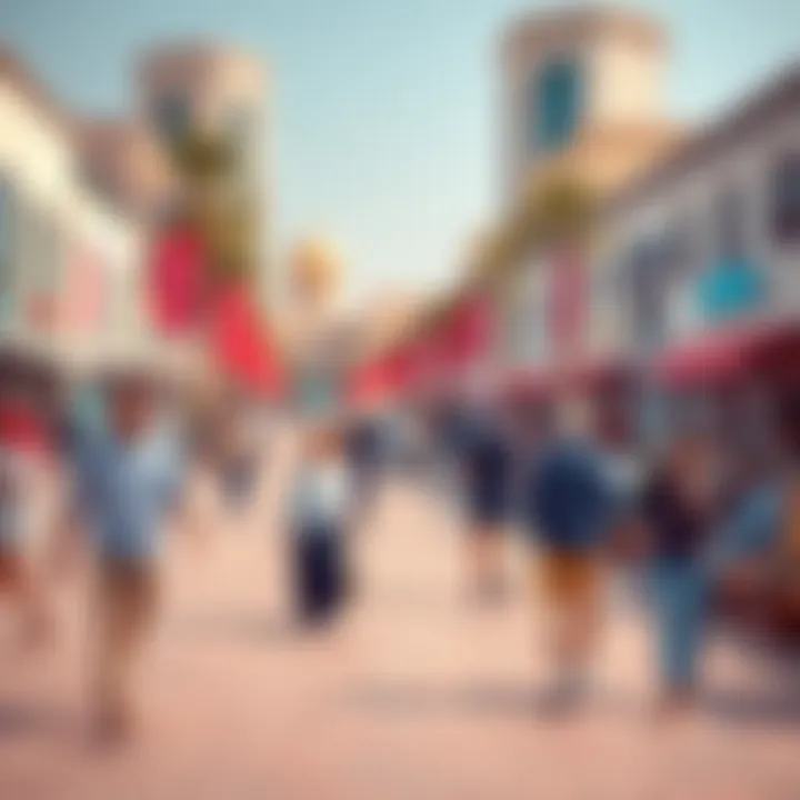 Recreational Activities in Al Sagr Plaza Locals and tourists engaging in recreational activities in the plaza.