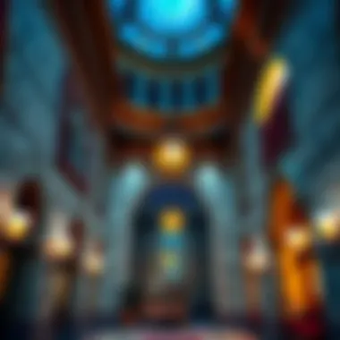 Interior design features highlighting cultural influences within the Al Sarraf Building