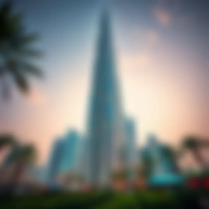 Stunning view of Al Waleed Tower showcasing its modern architecture