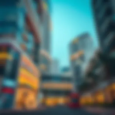 Modern Architectural Design of Al Wasl Building Architectural details of Al Wasl Building showcasing modern design elements