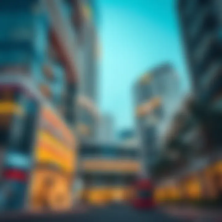 Modern Architectural Design of Al Wasl Building Architectural details of Al Wasl Building showcasing modern design elements