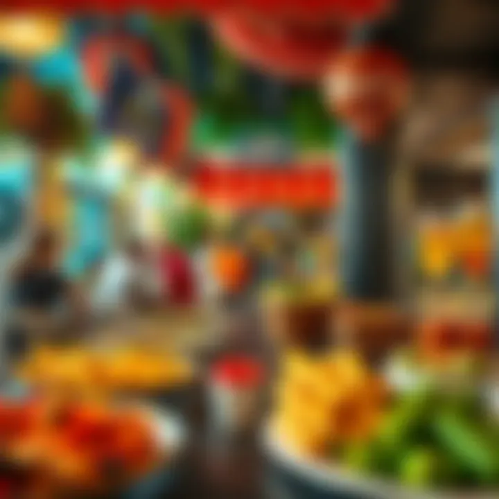 Diverse dining experiences in Al Wasl with various cuisines