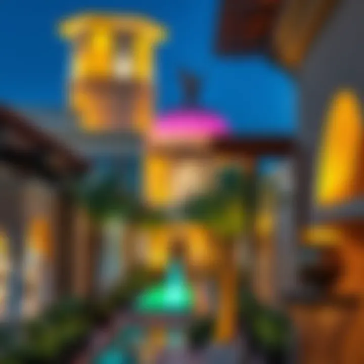 Close-up of unique architectural details in Al Wasl Oasis 2