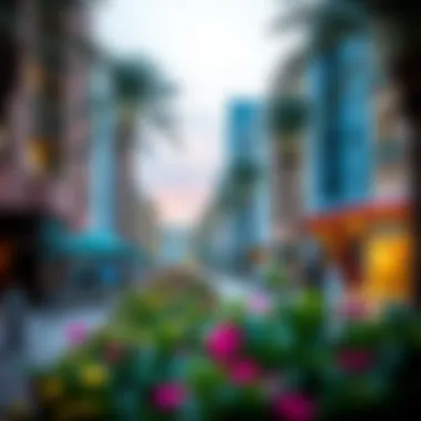 Community Amenities in Al Wasl Village Community amenities in Al Wasl Village with vibrant atmosphere