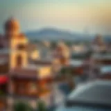 A panoramic view of Al Wasl Village showcasing traditional architecture and modern elements