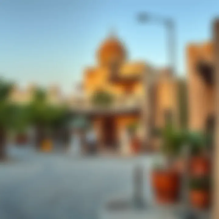 Traditional Architecture of Al Wasl Village A beautiful view of Al Wasl Village showcasing traditional architecture