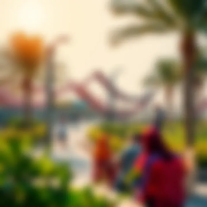 Scenic park in Al Yousuf highlighting community engagement