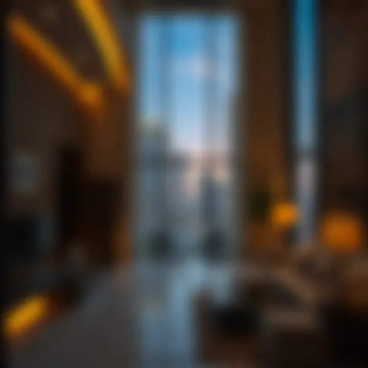 Interior view highlighting luxurious living spaces within Al Yousuf Towers