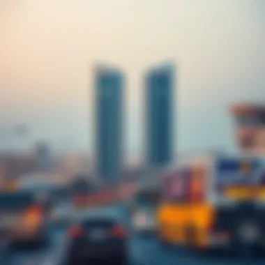 Surrounding landscape and facilities near Al Yousuf Towers