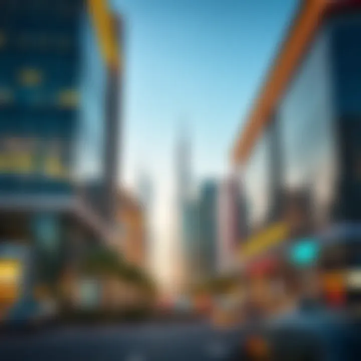 The stunning skyline of Alkhail showcasing modern architecture