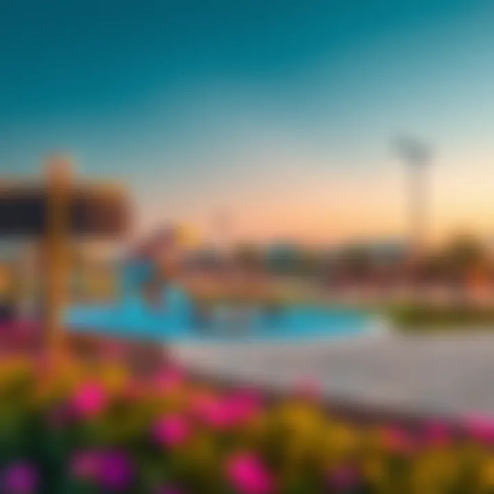A serene park in Alkhail offering recreational activities