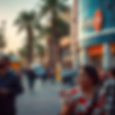 Cultural events taking place at Almulla Plaza highlighting community engagement