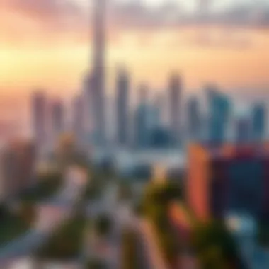 Skyline of API Barsha Heights Stunning skyline view of API Barsha Heights