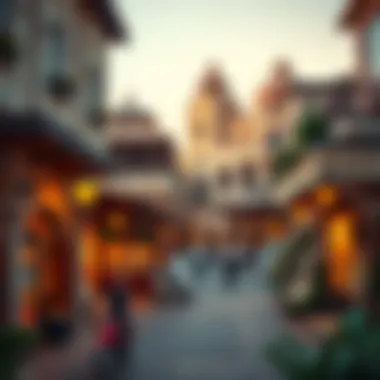 Stunning view of the Arabian Ranches Souk showcasing traditional architecture