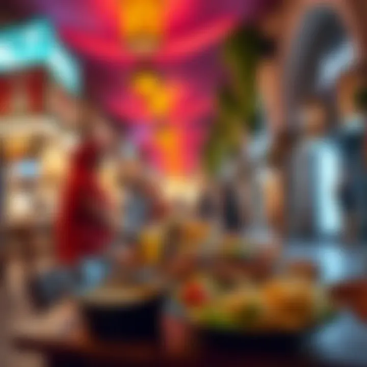 Delicious dining options available at the Arabian Ranches Souk