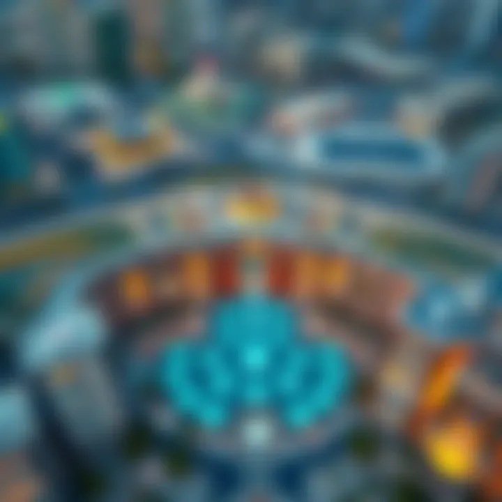 Aerial view of Waleed Al Alami's architectural masterpiece in Dubai