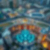 Aerial View of Waleed Al Alami's Design Aerial view of Waleed Al Alami's architectural masterpiece in Dubai