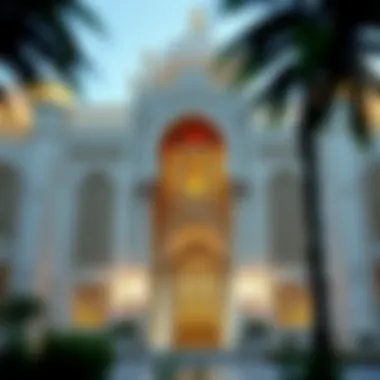 Intricate Facade of the White Palace Stunning view of the White Palace's facade showcasing intricate architectural design