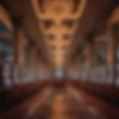 Sleek Design of Dubai's Gaming Environment Interior view of a high-end casino in Dubai