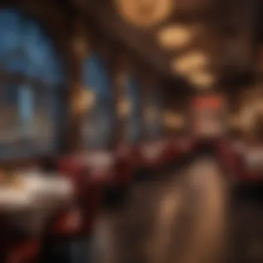 Gastronomic Delights Close to Baccarat A gourmet dining setting near the casino