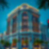 Stunning facade of Badri Building showcasing its architectural details