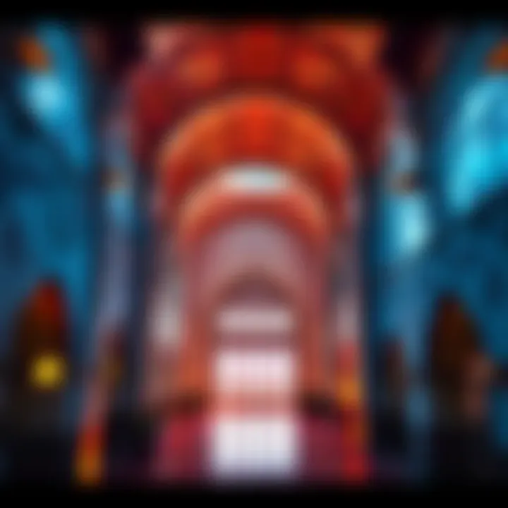 Cultural Motifs Inside Bin Shabib Building The intricate cultural motifs adorning the interiors of the Bin Shabib Building.