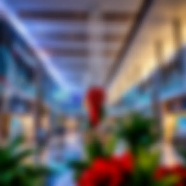 Modern Interior Design of Bin Shabib Mall Interior view showcasing the modern design of Bin Shabib Mall