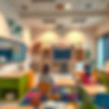 Innovative Learning Space at Blossom Nursery Classroom setting showcasing interactive learning