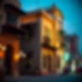 Traditional architecture in Bur Dubai